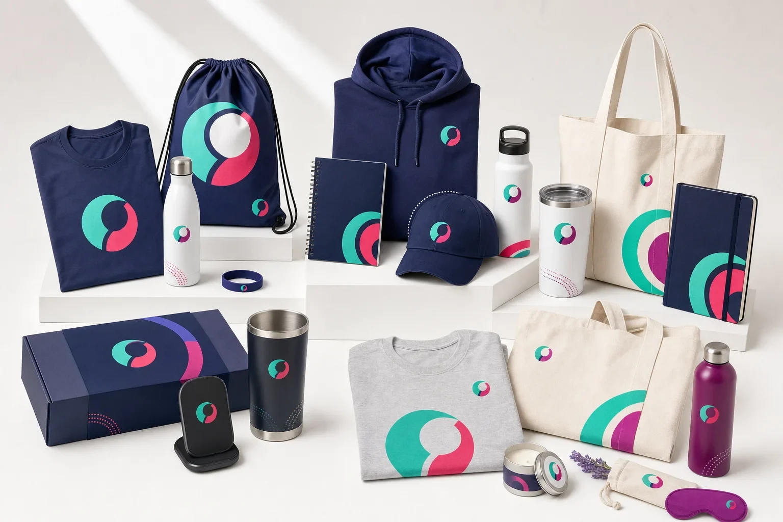 Fundraising gift kits including participant kit, school spirit kit, donor kit, sponsor kit, and volunteer kit