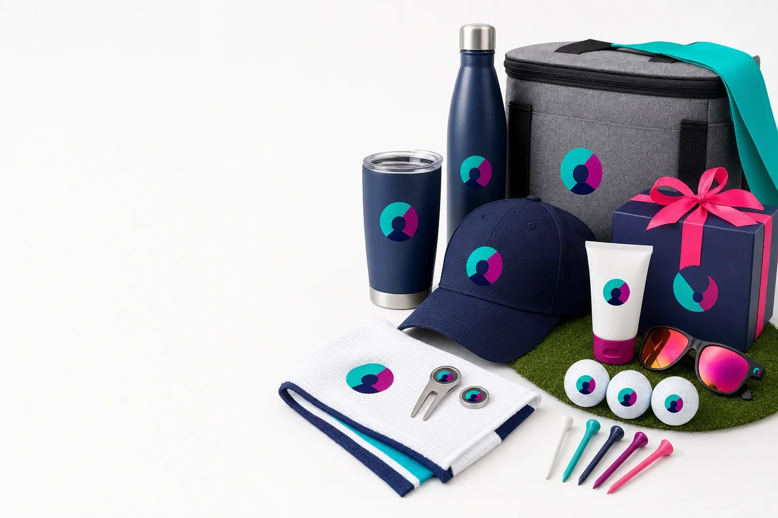 Social share image for an article about golf tournament giveaway ideas
