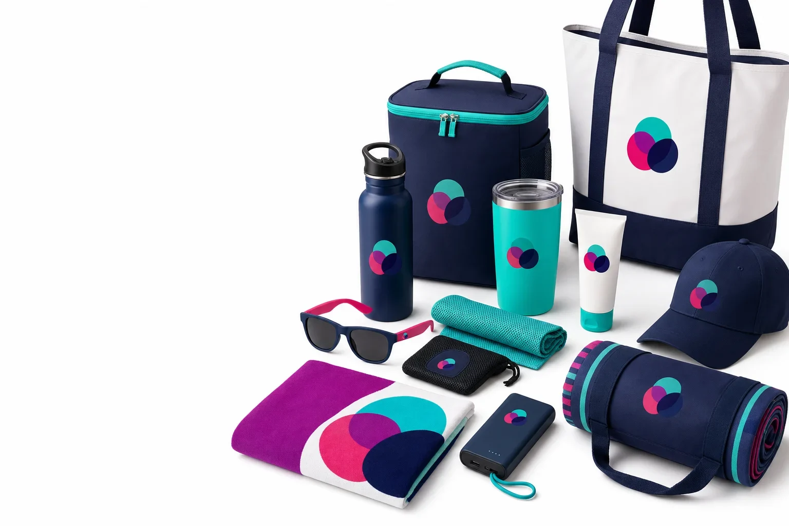 Social share image for an article about summer promotional product ideas