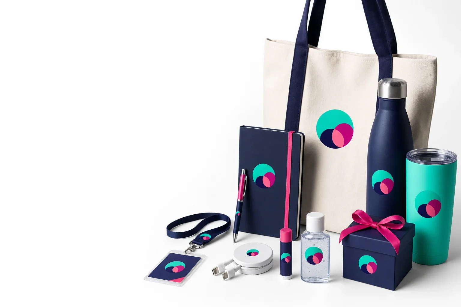 Social share image for an article about trade show giveaway ideas