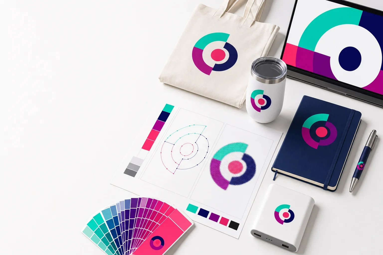 Social share image for an article comparing vector and raster images for promotional product artwork