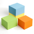 Non-Adhesive Cubes
