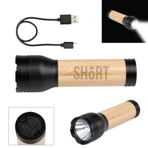 Eco-Friendly Bamboo LED Torch