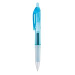 Clear Blue with Black Ink
