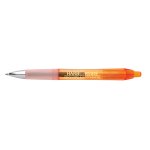 Clear Orange with Black Ink