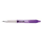 Clear Purple with Black Ink