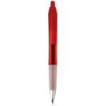 Clear Red with Black Ink