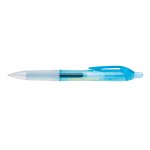 Clear Blue with Blue Ink