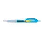 Clear Blue with Blue Ink