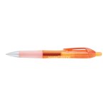 Clear Orange with Blue Ink
