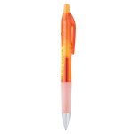 Clear Orange with Blue Ink