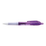 Clear Purple with Blue Ink