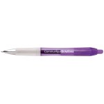 Clear Purple with Blue Ink