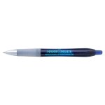 Clear Navy with Black ink