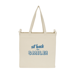 Double Handle With Care Cotton Tote