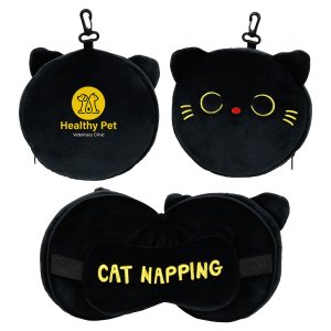 Comfort Pals Cat 2-in-1 Pillow Sleep Mask