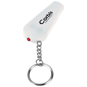 Red Light Safety Whistle Key Ring