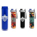 Frost Flow Double-Wall Insulated Bottle with Quick-Snap Lid - 16 oz.