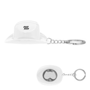 Western Hat Bottle Opener Keychain
