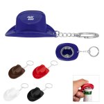 Western Hat Bottle Opener Keychain