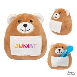 6" Plush Bear with Pouch