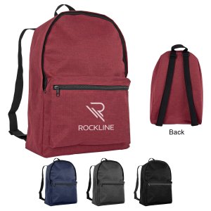Heathered 600D Polyester Backpack