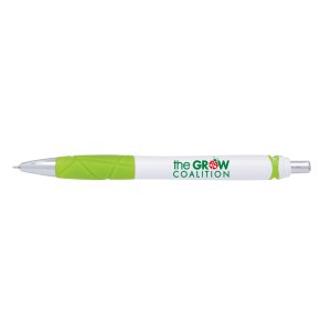 Geo Grip White Barrel Pen