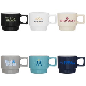 Morning Stack Ceramic Mug 11 oz