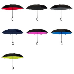 Shed Rain UnbelievaBrella 48" Reverse-Close Manual Stick Umbrella (Solids)
