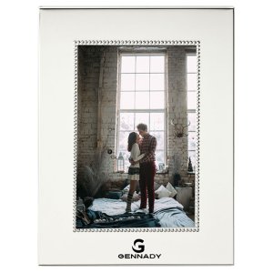 Essentials Nickel Plated Photo Frame 4" x 6"