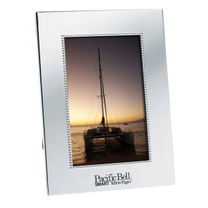 Essentials Nickel Plated Photo Frame 4" x 6"