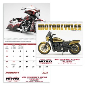 Motorcycles - Spiral Calendar