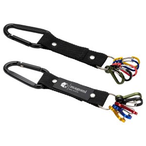 Color Coded Carabiner Key Clip Strap