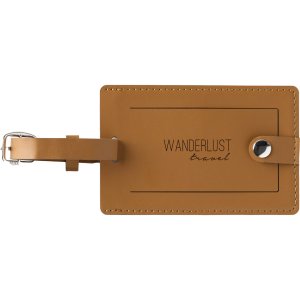 Pineapple Leather Luggage Tag