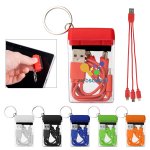 Multi-Connector Charging Cable with Screen Cleaner