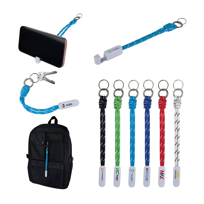 Paracord Key Tag with Phone Stand