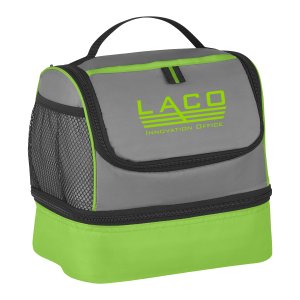 18-Can Dual Compartment Lunch Bag