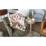 Aspen Recycled Faux Fur Blanket