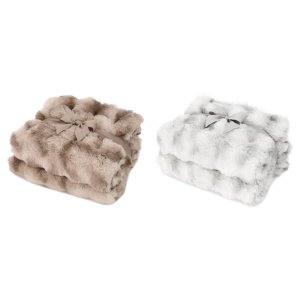 Aspen Recycled Faux Fur Blanket