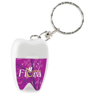 Tooth Be Told Dental Floss Keychain