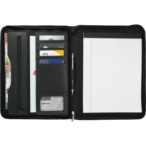 Legend Leather Zippered Padfolio