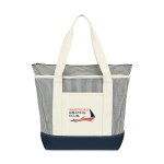 Navy/Natural Stripe