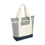 Navy/Natural Stripe