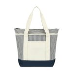 Navy/Natural Stripe
