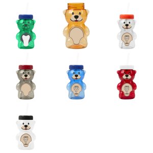 Bear Buddy Bottle with Straw Lid - 20 oz.