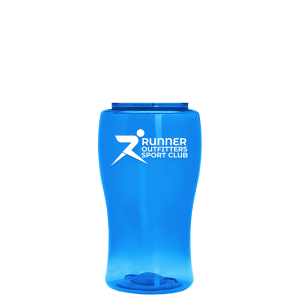Jr. Crystal Color Bottle with Straw Lid - 18 oz.