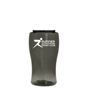 Jr. Crystal Color Bottle with Straw Lid - 18 oz.