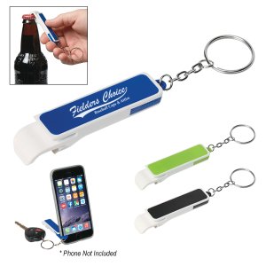 Keychain Bottle Opener and Phone Stand