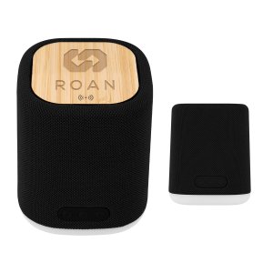 Bamboo Bay Light Up Wireless Charger & Speaker