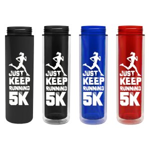 Frost Flow Double-Wall Insulated Bottle with Pop-Up Lid - 16 oz.